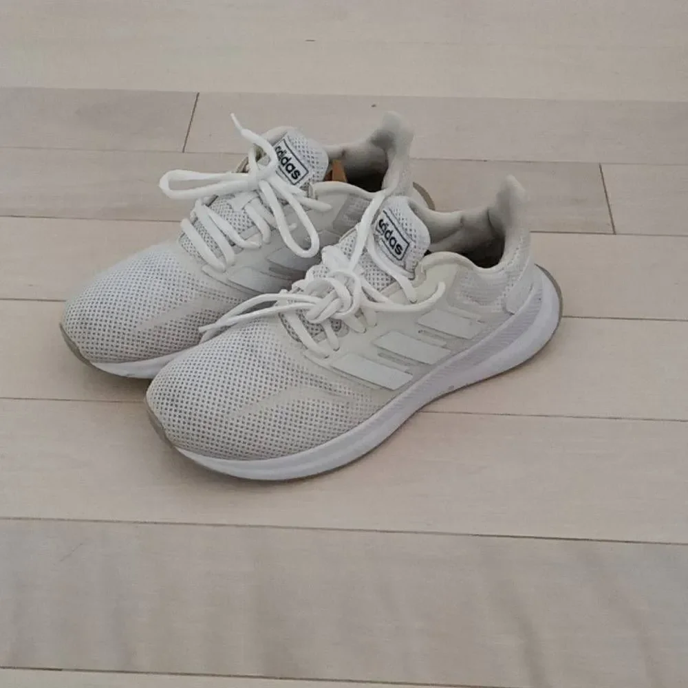 Adidas Women's Runfalcon Athletic Road Running Sneakers Shoes ‪White Size 4